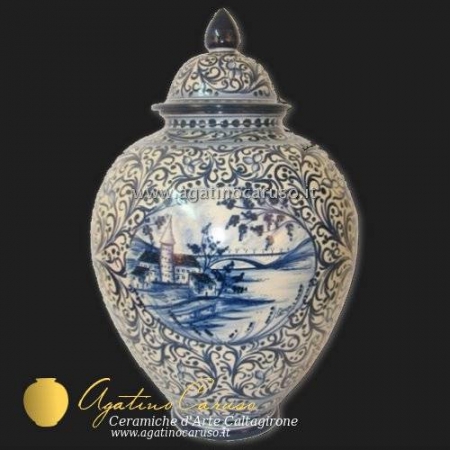 Vaso in ceramica di Caltagirone