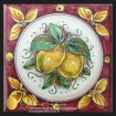 Mattonella/Piastrella in ceramica di Caltagirone